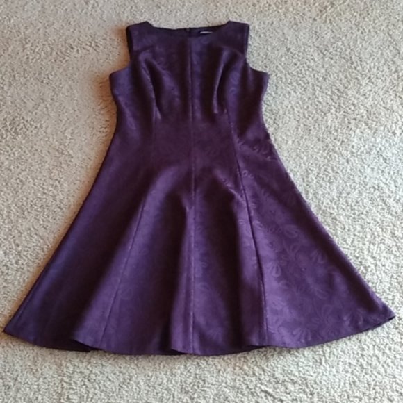 American Living Dresses & Skirts - American Living Purple Lace Fit & Flare Dress (12)
